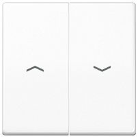 Лицевая панель Jung EcoProfi для 2-кл. выключателя жалюзи белый картинка